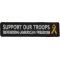 Support Our Troops Defending American Freedom Patriotic Iron on Patch