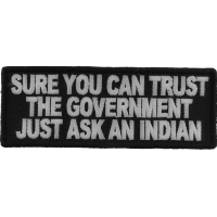 Sure You Can Trust The Government Patch | Embroidered Patches