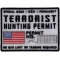 Terrorist Hunting Permit White Patch