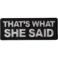 That's What She Said Patch