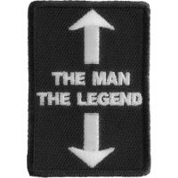 The Man The Legend Patch | Embroidered Patches