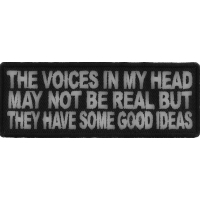 The Voices In My Head May Not Be Real Fun Patch | Embroidered Patches