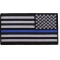 Thin Blue Line American Flag Reversed Patch