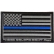 Thin Blue Line American Flag These Colors Don't Run Patch