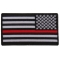 Thin Red Line American Flag Reversed Patch