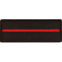 Thin Red Line Patch For Firefighters | Embroidered Patches