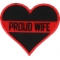 Thin Red Line Proud Wife Patch For Firefighters