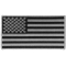 US Flag Patch Black and Gray 4 Inch