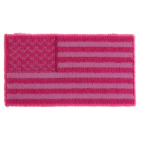 US Flag Patch Pink