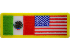 USA Mexico Patch | Embroidered Patches