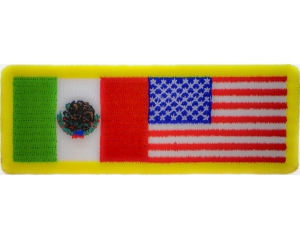 USA Mexico Patch | Embroidered Patches