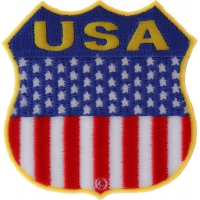 USA  Shield Flag Patch | Embroidered Patches