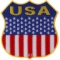 USA  Shield Flag Patch