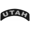 Utah Patch Iron on State Rocker