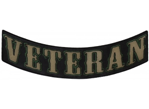 Veteran Lower Rocker Patch | US Military Veteran Patches