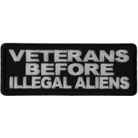 Veterans Before Illegal Aliens Patch