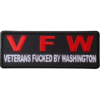 VFW Veterans Fucked By Washington Patch
