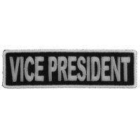 Vice President Patch 3.5 Inch White