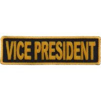 Vice President Patch 3.5 Inch Yellow