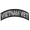 Vietnam Vet Patch White Rocker
