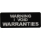 Warning I void warranties Patch