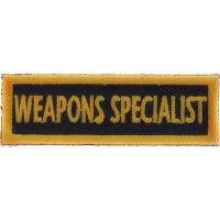 Weapons Specialist Patch | US Military Veteran Patches