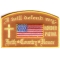 I Will Defend My Faith Country Honor Border Patrol In Brown Patch