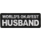 World's Okayest Husband Patch