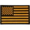 Yellow Black American Flag Patch