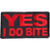 Yes I Do Bite Patch | Embroidered Patches