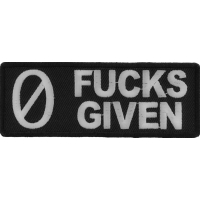 Zero Fucks Given Patch