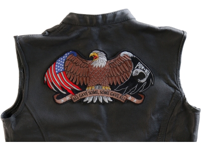 All Gave Some and Some Gave All POW MIA Eagle Large Back Patch
