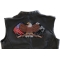 All Gave Some and Some Gave All POW MIA Eagle Patch, Large Eagle Back Patches shown on leather vest
