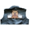 Bear and Claws Patch, Large Animal Patches for Jackets shown on leather vest