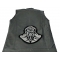 Screaming Gorilla Patch, Large Back Patches for Vests shown on leather vest