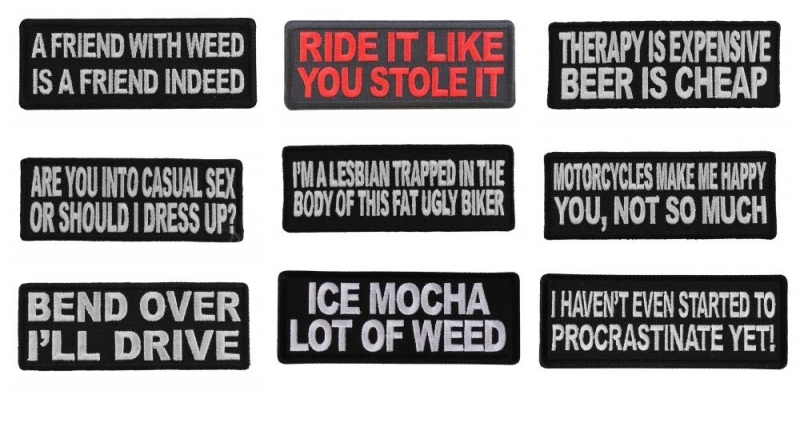 These Saying Patches are $2.99 this week
