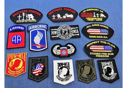 Honor Those Who Served - Large 5 Iron-On Patch - 5 Military Branches Large  Embroidered Patches (see pics) oz2