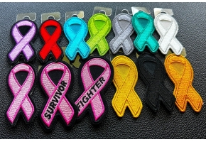 Wholesale Patches of Cancer Support Ribbons

