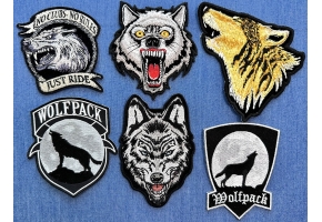 Shop Wolf Patches & Lone Wolf Biker Patches | NO CLUBS