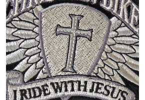 Embroidered Iron on Christian Patches