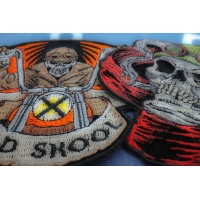 Biker Skull Patches
