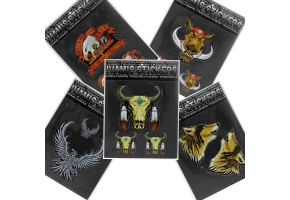 Biker stickers at wholesale