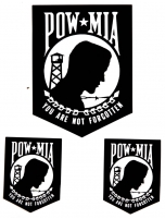POW MIA You Are Not Forgotten Sticker