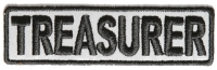 Treasurer Patch 3.5 Inch Reflective | Embroidered Patches Treasurer Patch 3.5 Inch Reflective | Embroidered Patches