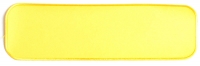Yellow 10 Inch Straight Blank Patch | Embroidered Patches