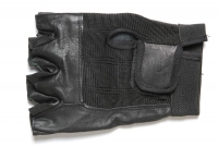 Fingerless Motorcycle Riding Gloves Black