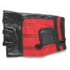 Fingerless Motorcycle Riding Gloves Red