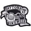 Daytona Bike Week 2012 Patch White