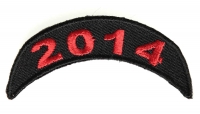 2014 Top Rocker Patch In Red