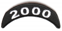 2000 Upper Rocker Patch In Black White